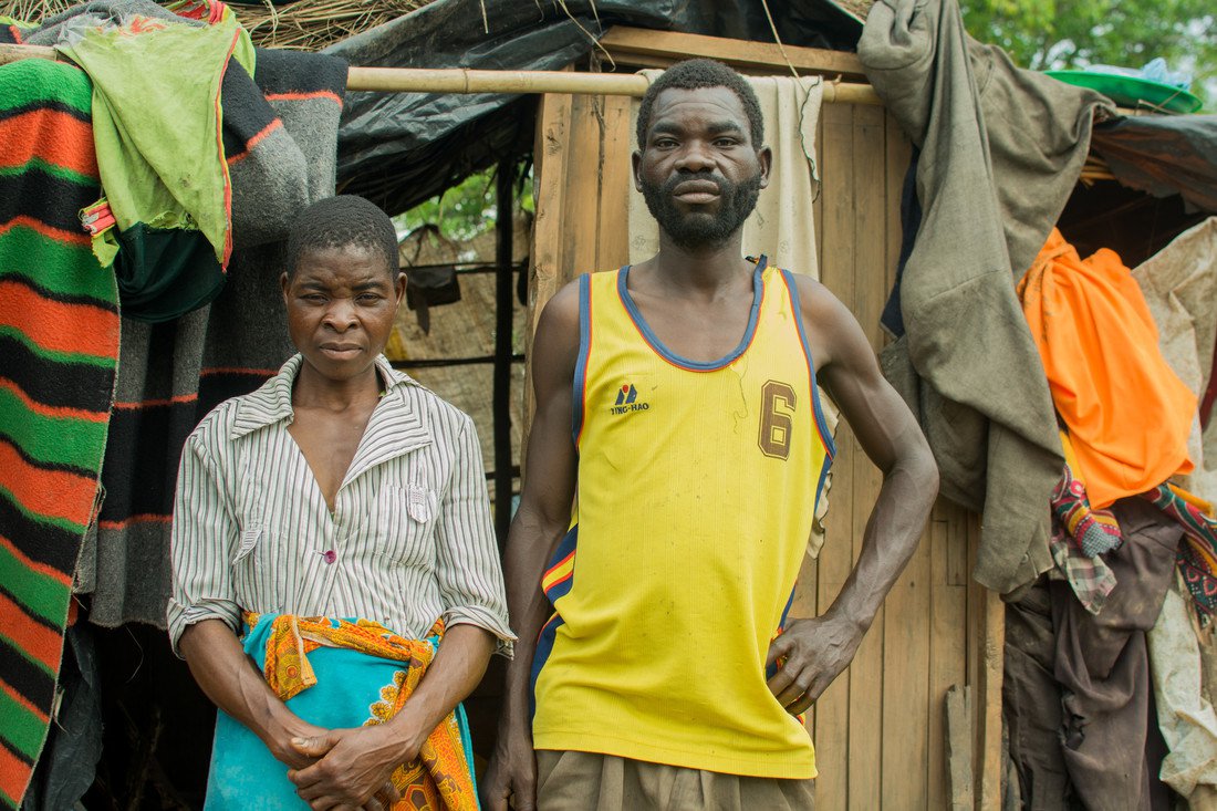 Malawi couple displaced by flood