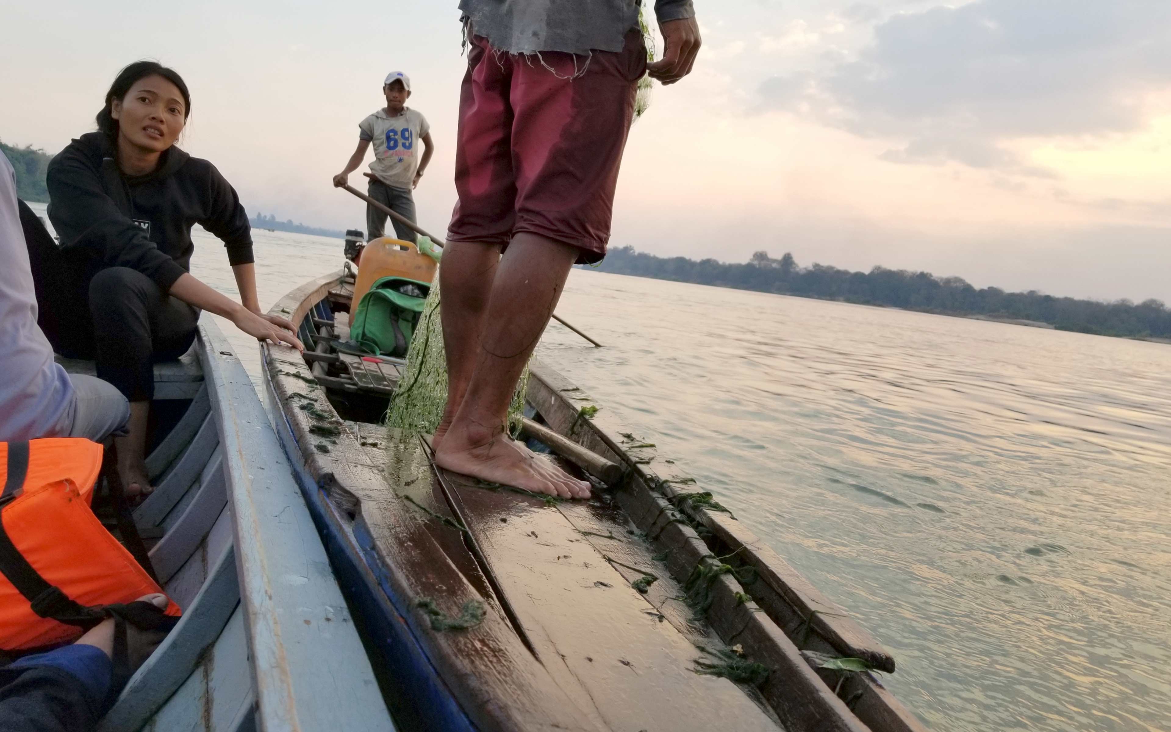 Hong Rany leads patrols on the river to enforce fishing regulations. “It’s a tough job,” she says, “But in the end, I like it. That’s why I want to do it.”