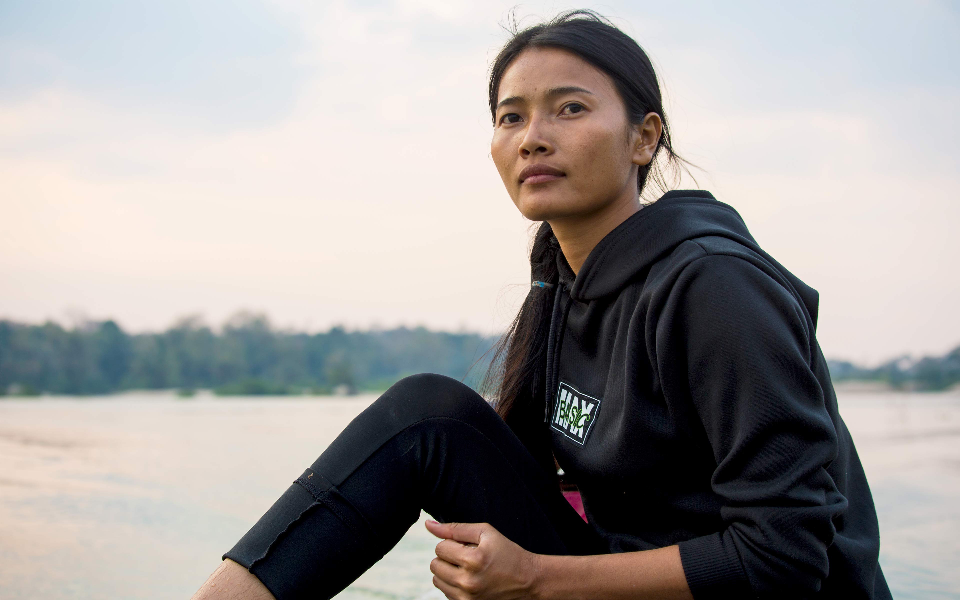 Hong Rany, 26, was elected leader of the Community Fishery committee in her village, Ksach Leav, in 2018. Male leaders in the village complained, claiming she was inexperienced and could not enforce fishing regulations because she is a woman. She worked with Oxfam’s partner Northeast Rural Development to get the training she needs to lead the committee, and has proven to her critics she can do the job.
