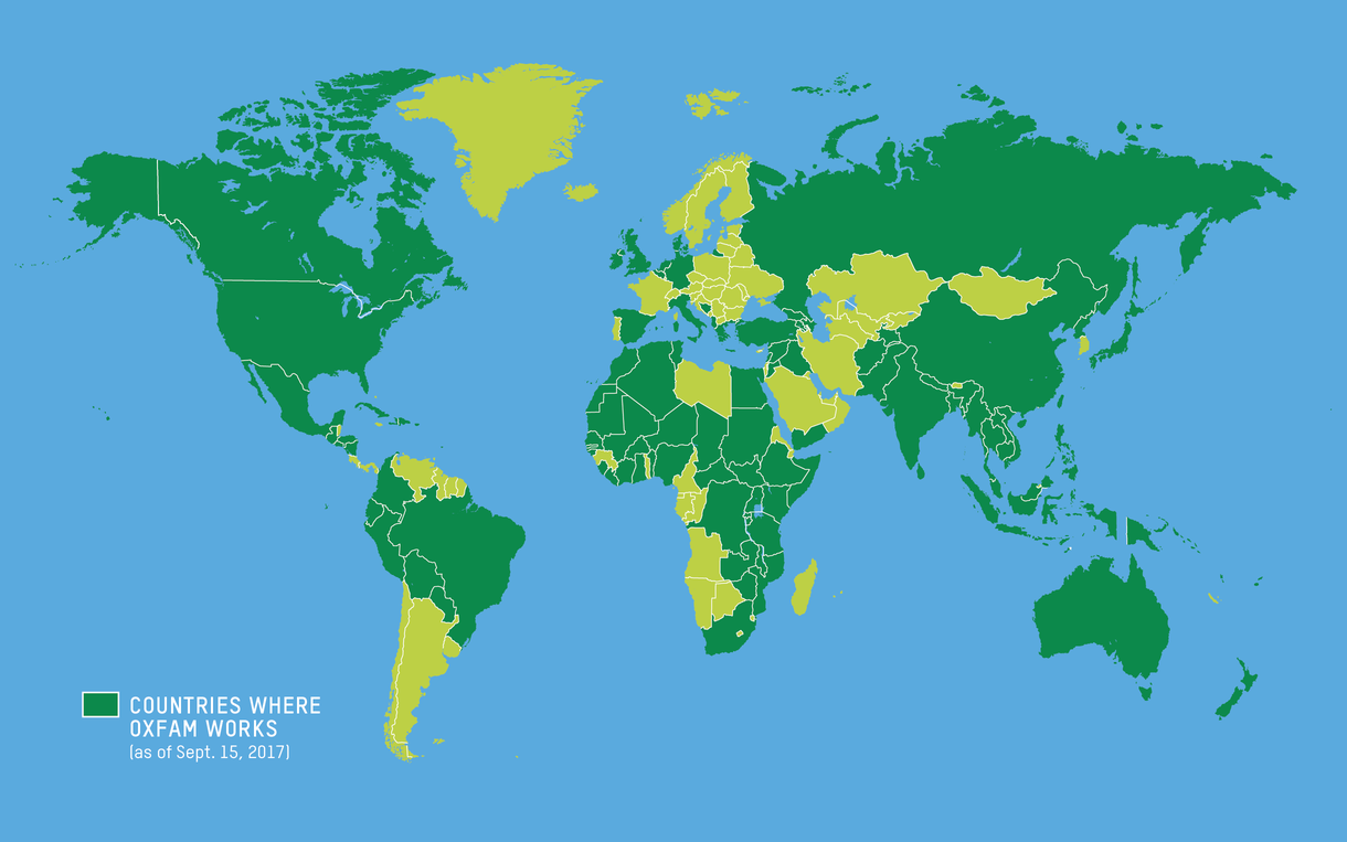  Where we work map 2017 