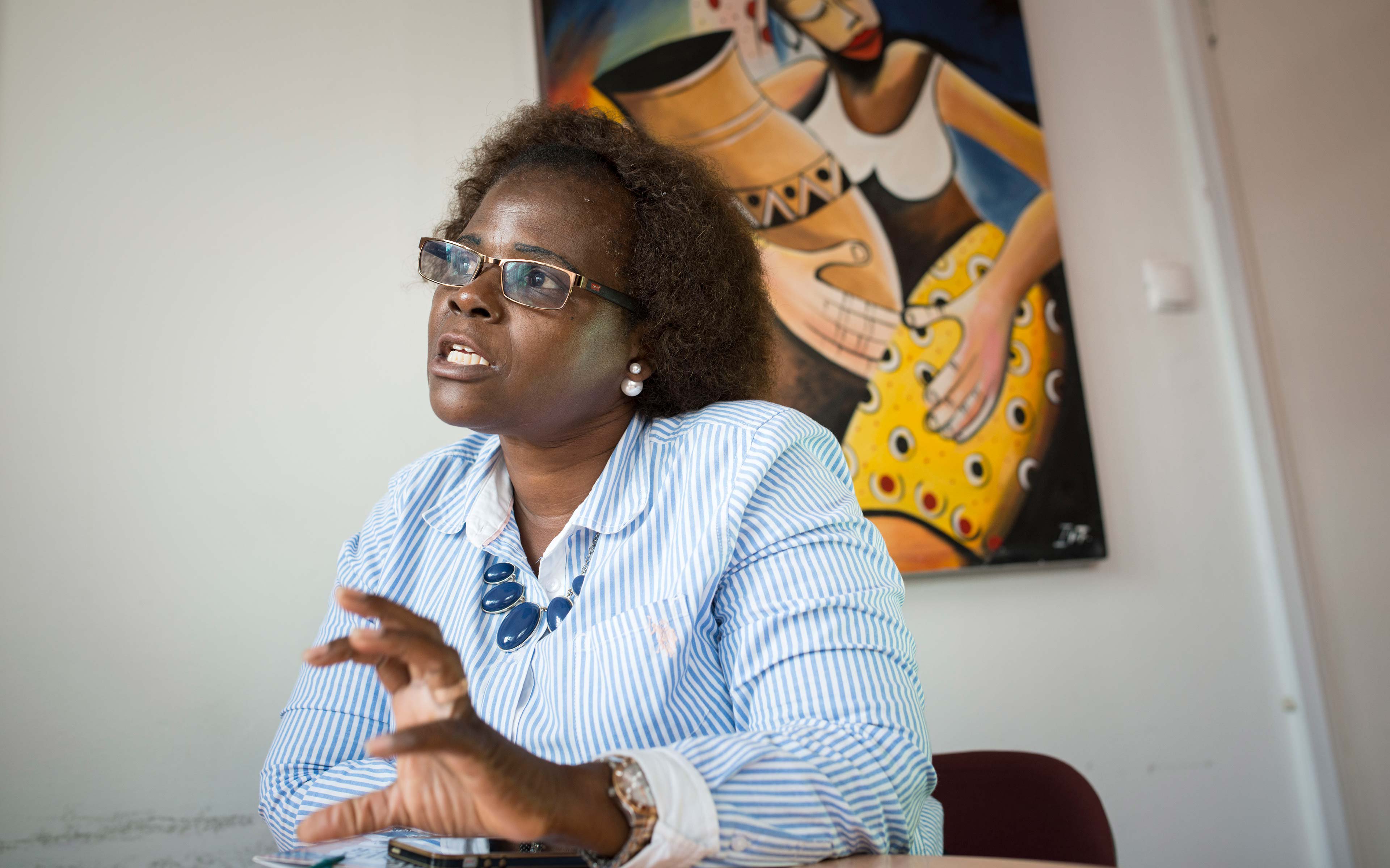 Oxfam partner Graҫa Julio works at Forum Mulher in Maputo and has been involved in the campaign to promote and defend the rights of women in Mozambique for more than 20 years.