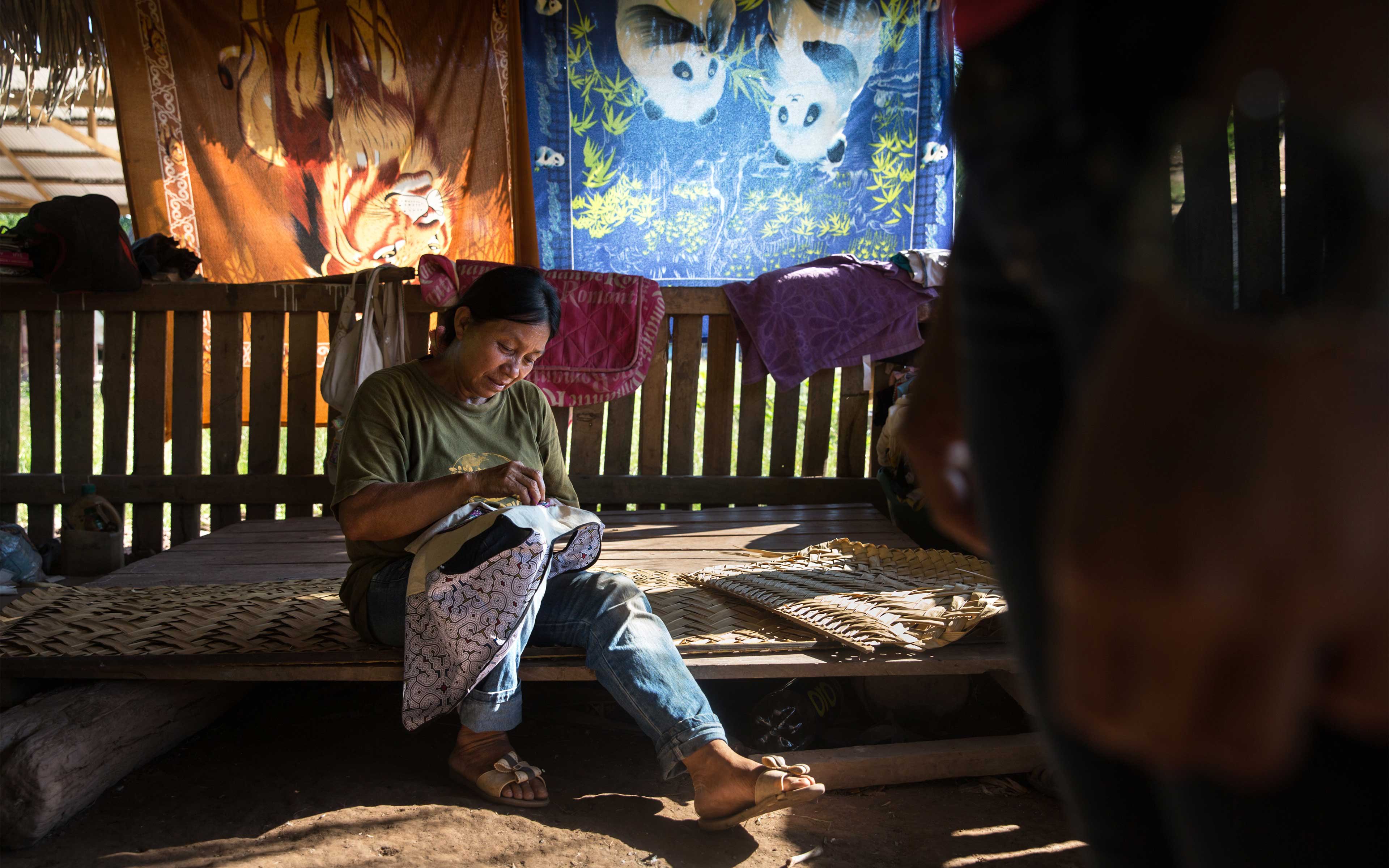 Luisa Mori Gonzalez, 53, is a widow with three daughters and two granddaughters and one of the women leaders in Santa Clara de Uchunya. She says excluding families from nearby forest areas is creating problems: “We’re worried, where are we going to get our food? The forest was our market. How are we going to feed our kids?
